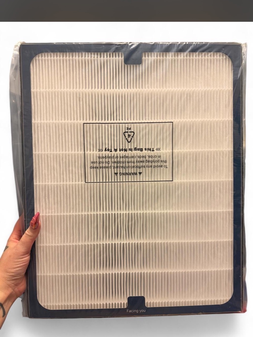2pk Replacement HEPA Air Filter - White